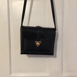 Vintage Black Crossbody Bag